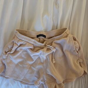 Brandy waffle shorts